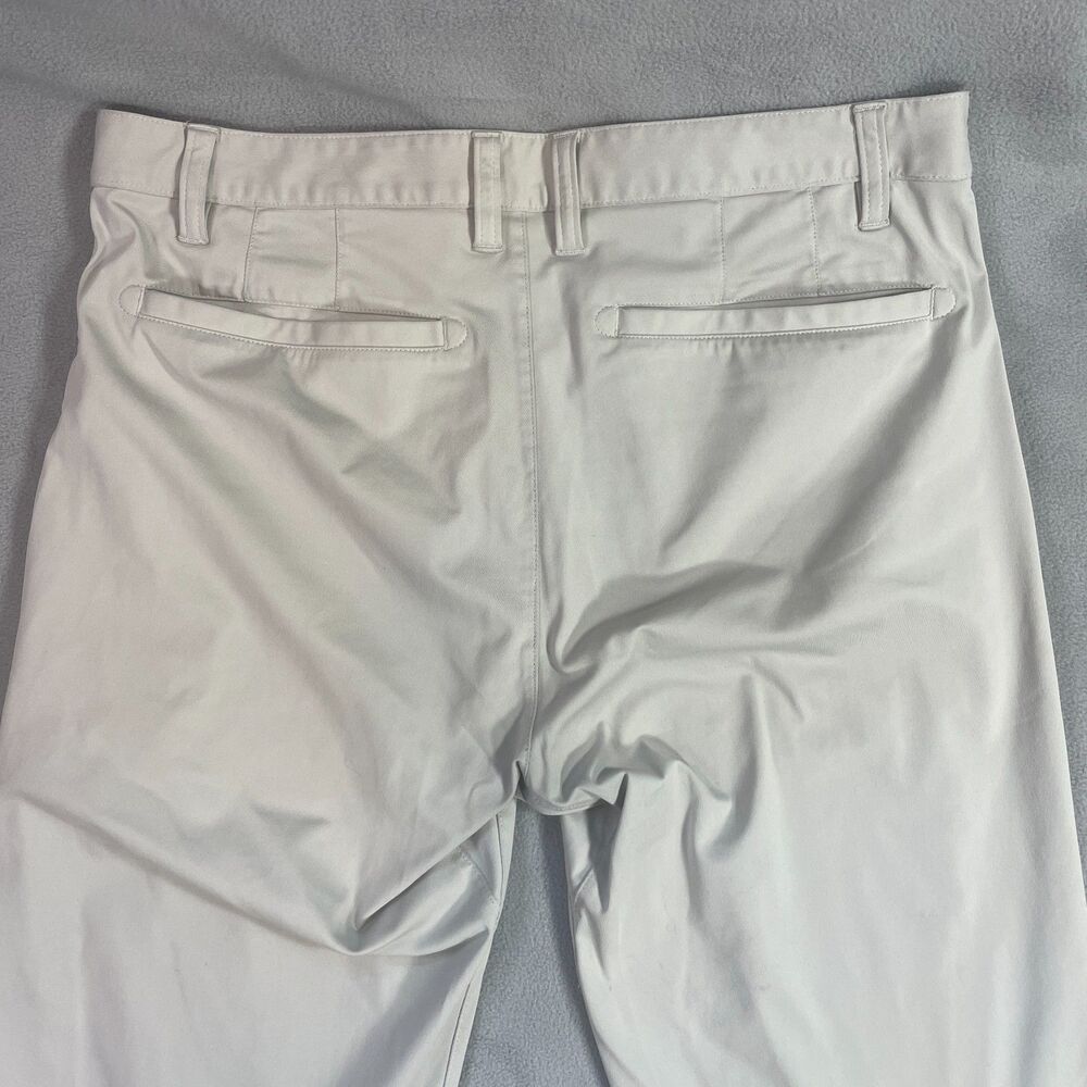 Rhone Commuter Pants Mens 30x31 Classic Fit Performance Flex Knit Golf Beige - Picture 11 of 16